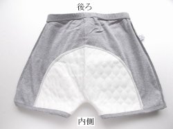 画像4: SALE【日本製】メンズ中失禁ニットトランクス2枚組