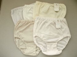 画像1: ふあふあ♪【日本製】コットンショーツ同色3枚ＳＥＴ　62761